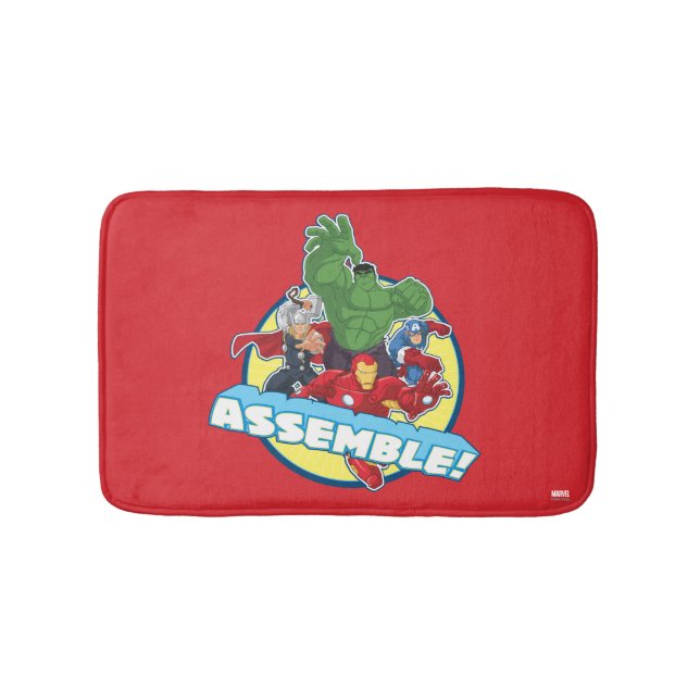 Avengers Assemble! Bath Mat (Front)