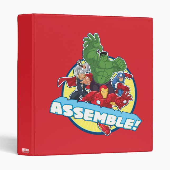 Avengers Assemble! Binder (Front/Spine)