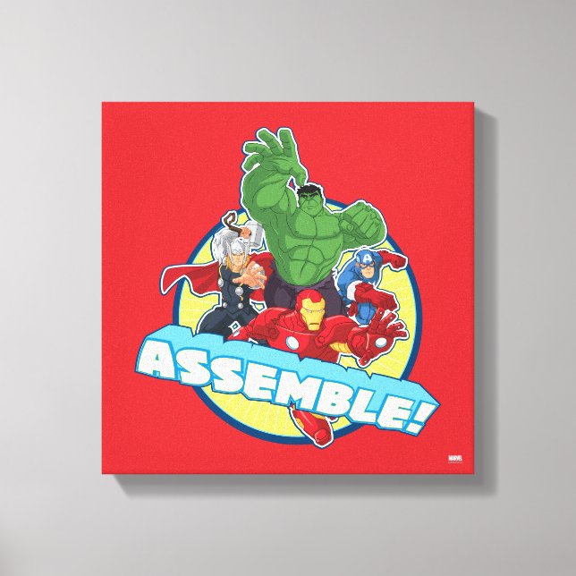 Avengers Assemble! Canvas Print (Front)