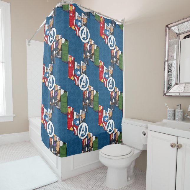 Avengers Assemble Characters Kid Pattern (In Situ)