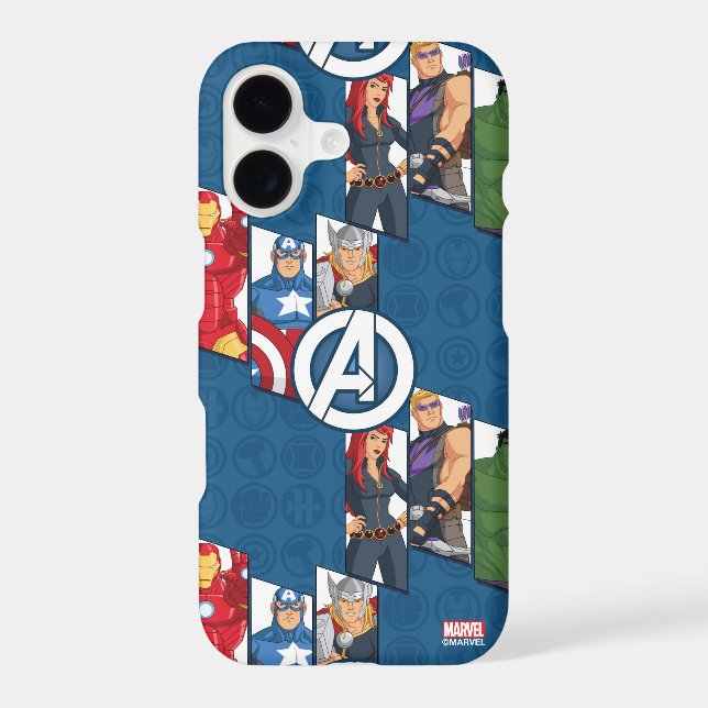 Avengers Assemble Characters Kid Pattern (Back)