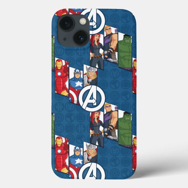 Avengers Assemble Characters Kid Pattern Case-Mate iPhone Case (Back)