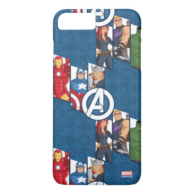 Avengers Assemble Characters Kid Pattern Case-Mate iPhone Case (Back)