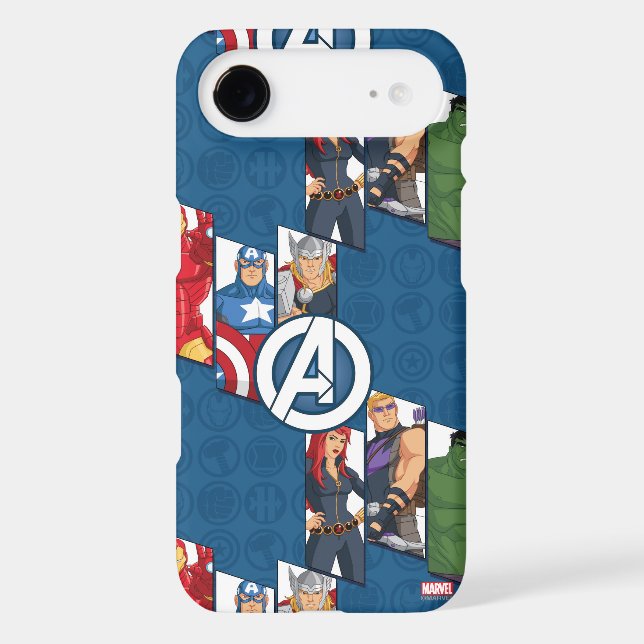 Avengers Assemble Characters Kid Pattern Case-Mate Samsung Galaxy Case (Back)