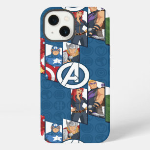 Avengers Assemble Characters Kid Pattern iPhone 13 Case