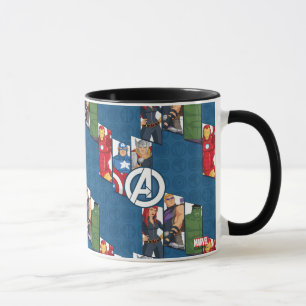 Avengers Assemble Characters Kid Pattern Mug