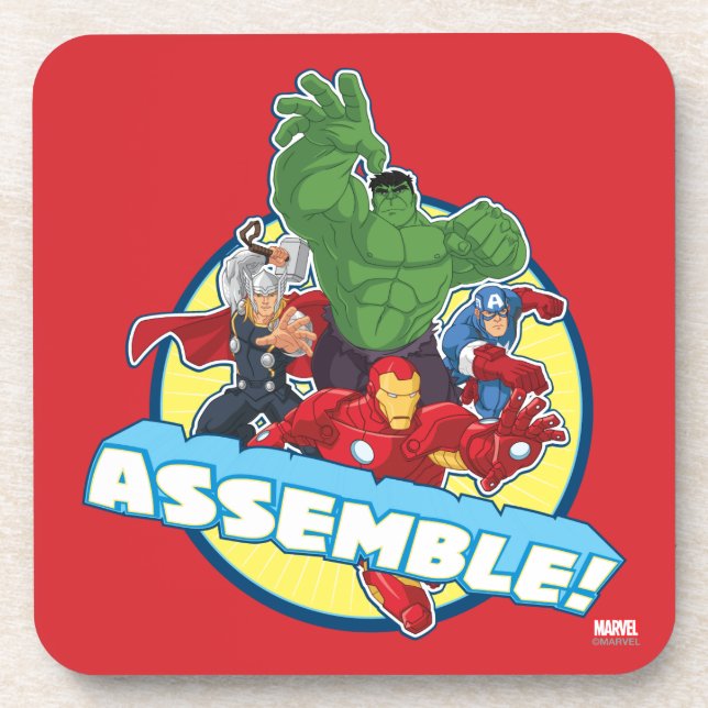 Avengers Assemble! Coaster (Front)