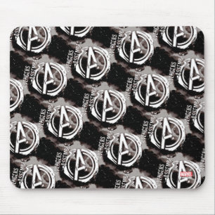 Avengers Assemble Grunge Pattern Mouse Pad