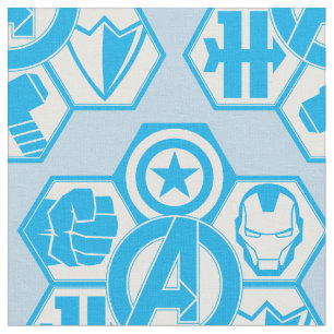 Avengers Assemble Icon Badge Fabric