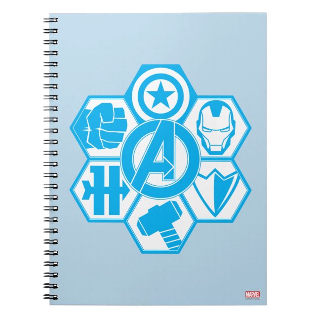 Avengers Assemble Icon Badge Notebook (Front)