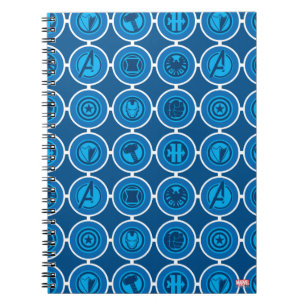 Avengers Assemble Icon Pattern Notebook