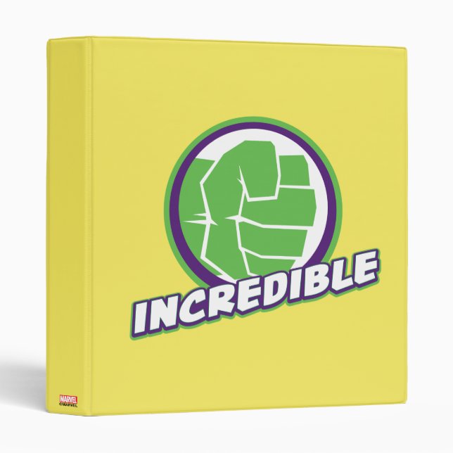 Avengers Assemble Incredible Hulk Logo Binder (Front/Spine)