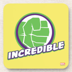 Avengers Assemble Incredible Hulk Logo Coaster
