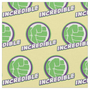 Avengers Assemble Incredible Hulk Logo Fabric