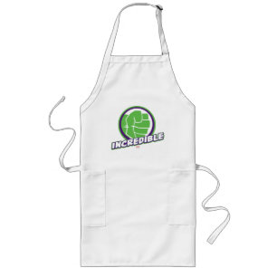 Avengers Assemble Incredible Hulk Logo Long Apron