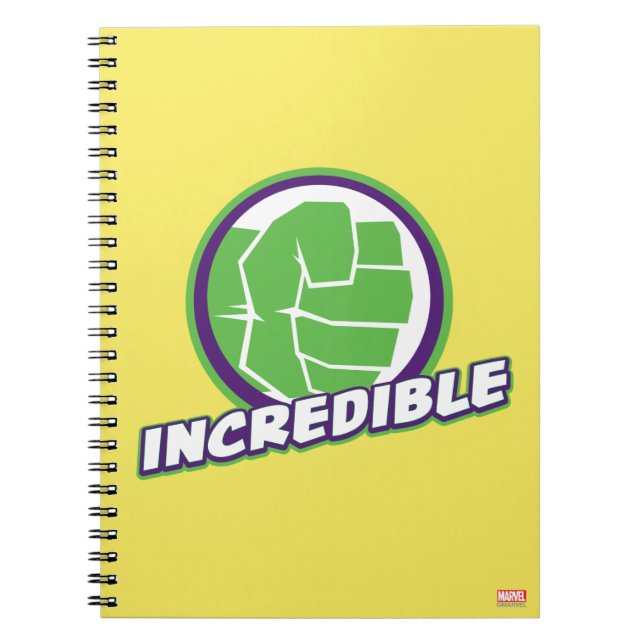 Avengers Assemble Incredible Hulk Logo Notebook (Front)