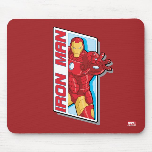 Avengers Assemble Iron Man Graphic Mouse Pad (Front)