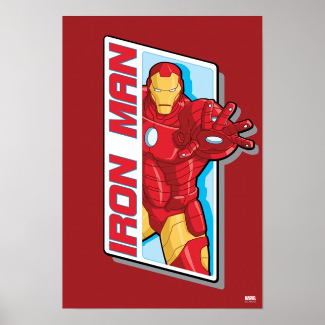 Avengers Assemble Iron Man Graphic Poster (Front)