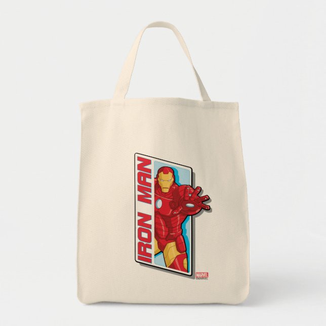 Avengers Assemble Iron Man Graphic Tote Bag (Front)