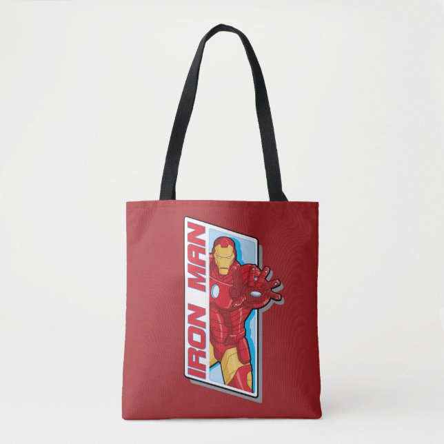 Avengers Assemble Iron Man Graphic Tote Bag (Front)