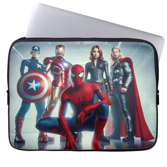 Avengers Assemble Laptop Sleeve (Front)