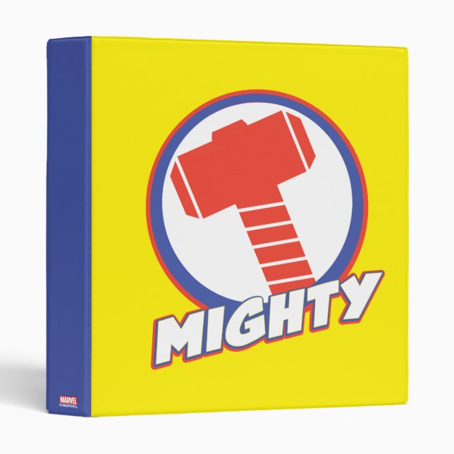 Avengers Assemble Mighty Thor Logo Binder (Front/Spine)