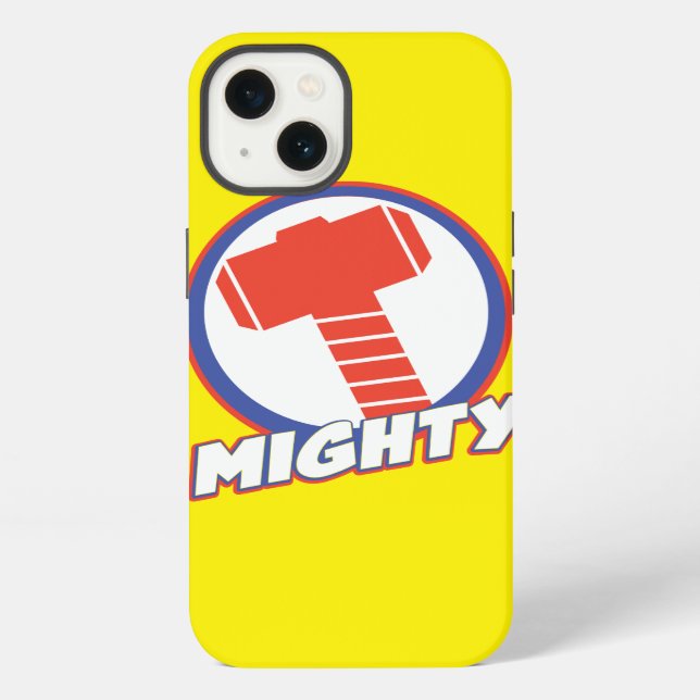 Avengers Assemble Mighty Thor Logo iPhone Case (Back)