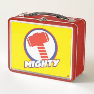 Avengers Assemble Mighty Thor Logo Metal Lunch Box