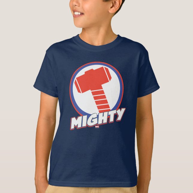 Avengers Assemble Mighty Thor Logo T-Shirt (Front)