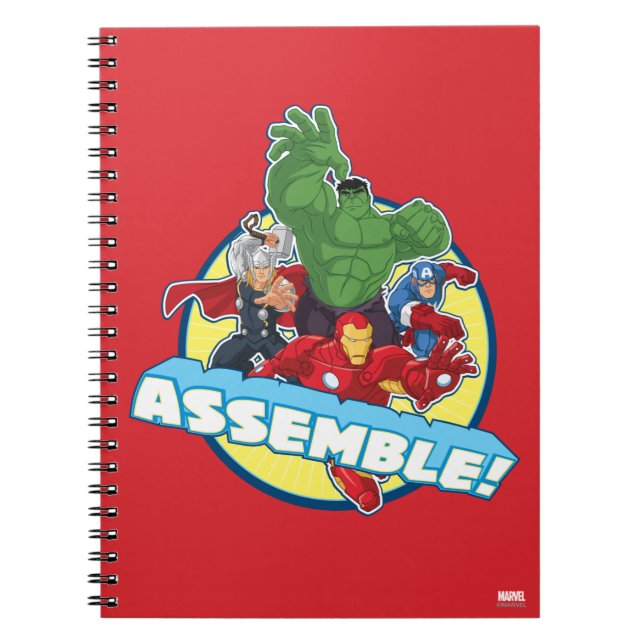 Avengers Assemble! Notebook (Front)