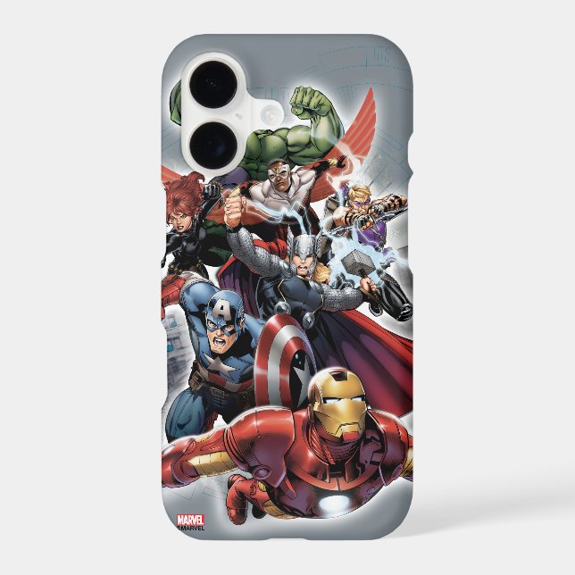 Avengers Attack Graphic (Back)
