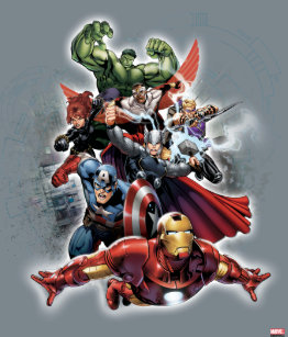 Avengers Cartoon Posters Prints Poster Printing Zazzle Ca