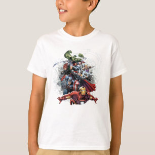 Avengers Attack Graphic T-Shirt