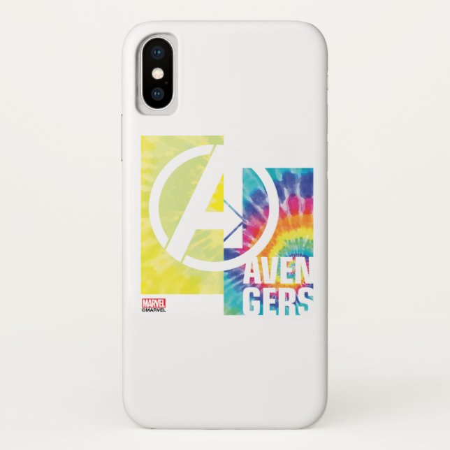 Avengers | Avengers Tie Dye Logo Case-Mate iPhone Case (Back)