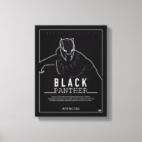 Avengers | Black Panther Character Line Art