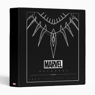 Avengers   Black Panther Claw Necklace Line Art Binder