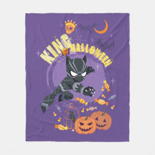 Avengers   Black Panther "King of Halloween" Fleece Blanket