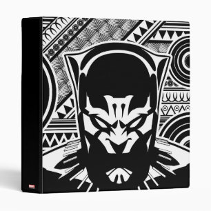 Avengers   Black Panther Tribal Face Art Binder