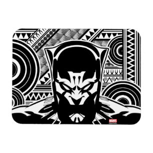Avengers   Black Panther Tribal Face Art Magnet