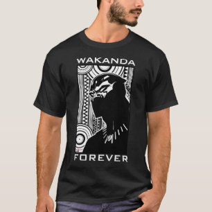 Avengers Black Panther Tribal Profile Art T-Shirt