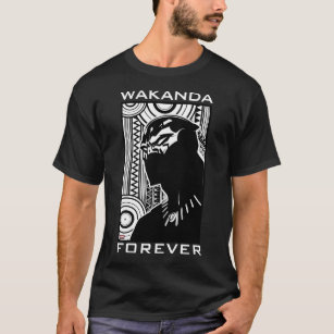 Avengers   Black Panther Tribal Profile Art T-Shirt