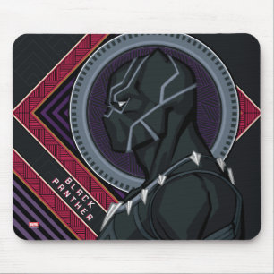 Avengers   Black Panther Wakandan Tribal Art Mouse Pad