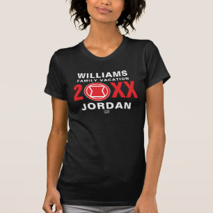 Avengers Black Widow Family Vacation T-Shirt