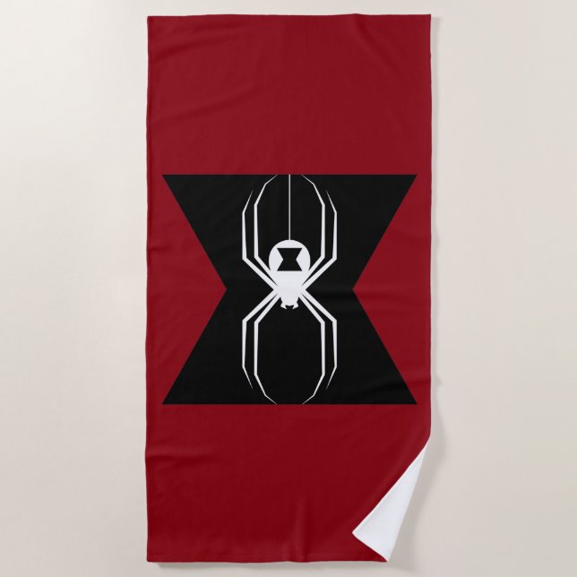 Avengers | Black Widow Icon Beach Towel (Front)