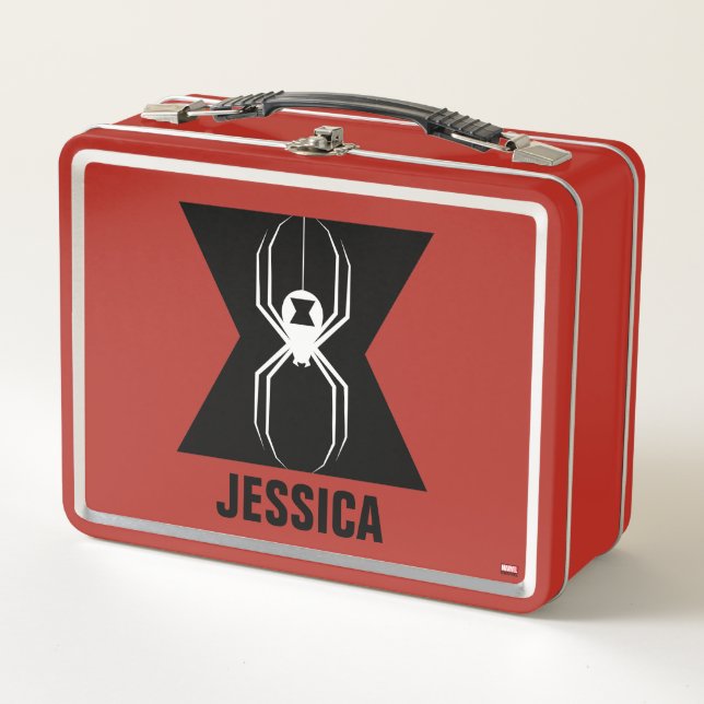 Avengers | Black Widow Icon Metal Lunch Box (Front)