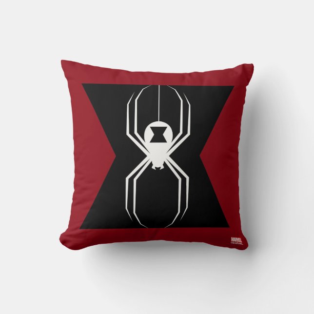 Avengers | Black Widow Icon Throw Pillow (Front)