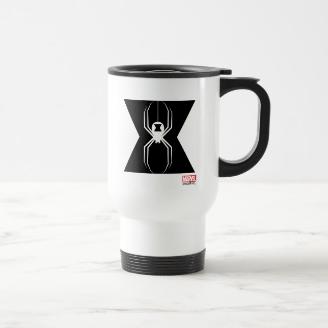 Avengers | Black Widow Icon Travel Mug (Right)