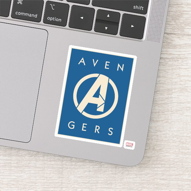 Avengers | Blue Block Logo (Detail)