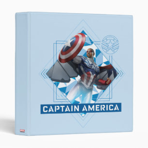 Avengers   Captain America Sam Wilson Diamond Art Binder