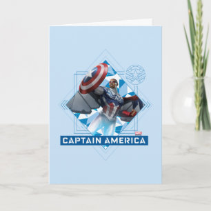 Avengers Captain America Sam Wilson Diamond Art Card